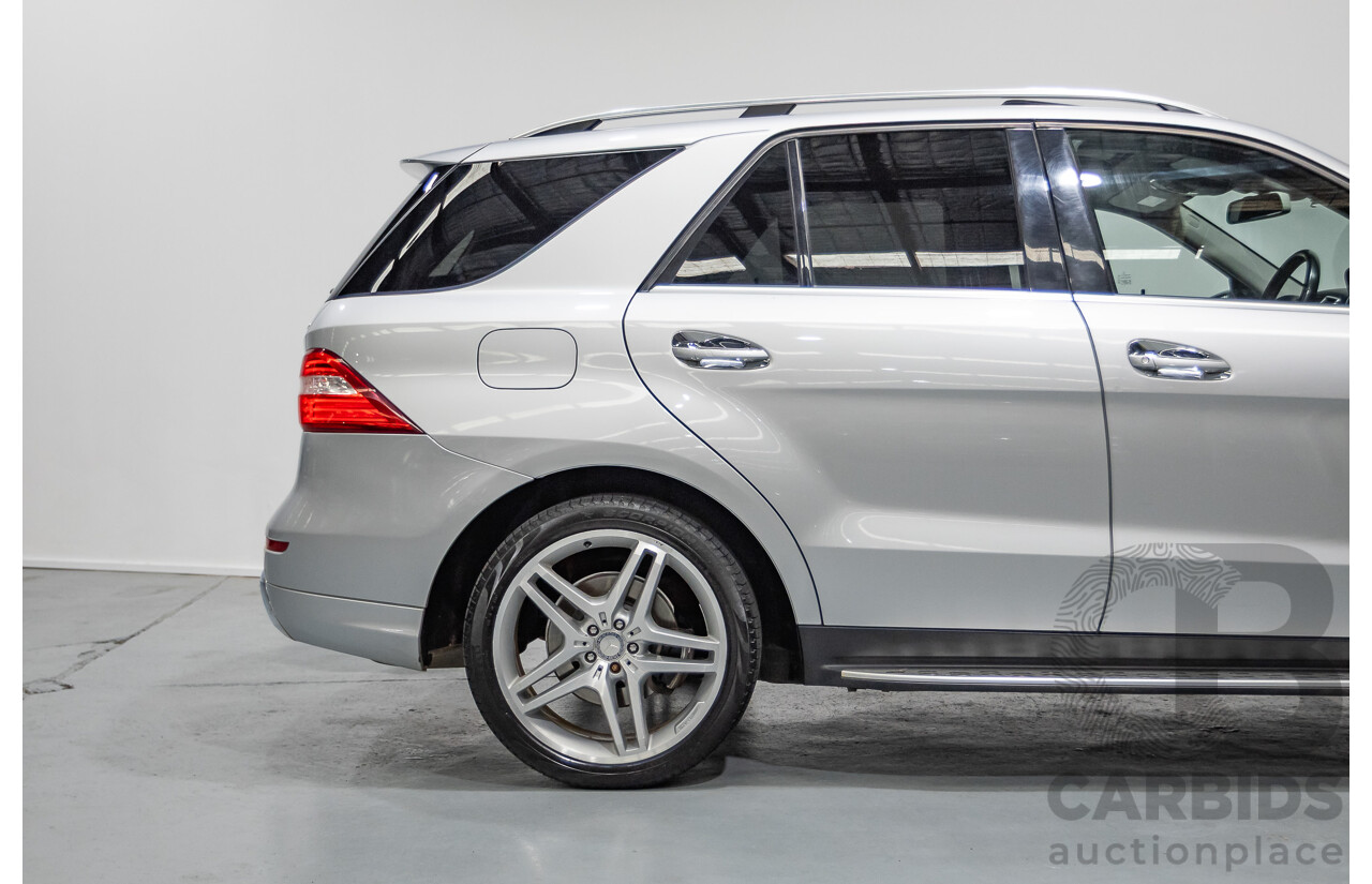9/2015 Mercedes-Benz ML 350 CDI Bluetec (AWD) 166 MY15 4D Wagon Iridium Silver Metallic Turbo Diesel 3.0L
