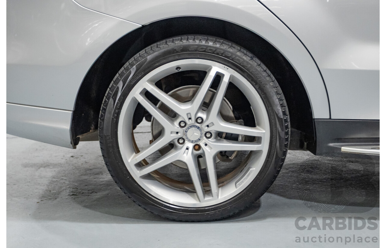 9/2015 Mercedes-Benz ML 350 CDI Bluetec (AWD) 166 MY15 4D Wagon Iridium Silver Metallic Turbo Diesel 3.0L