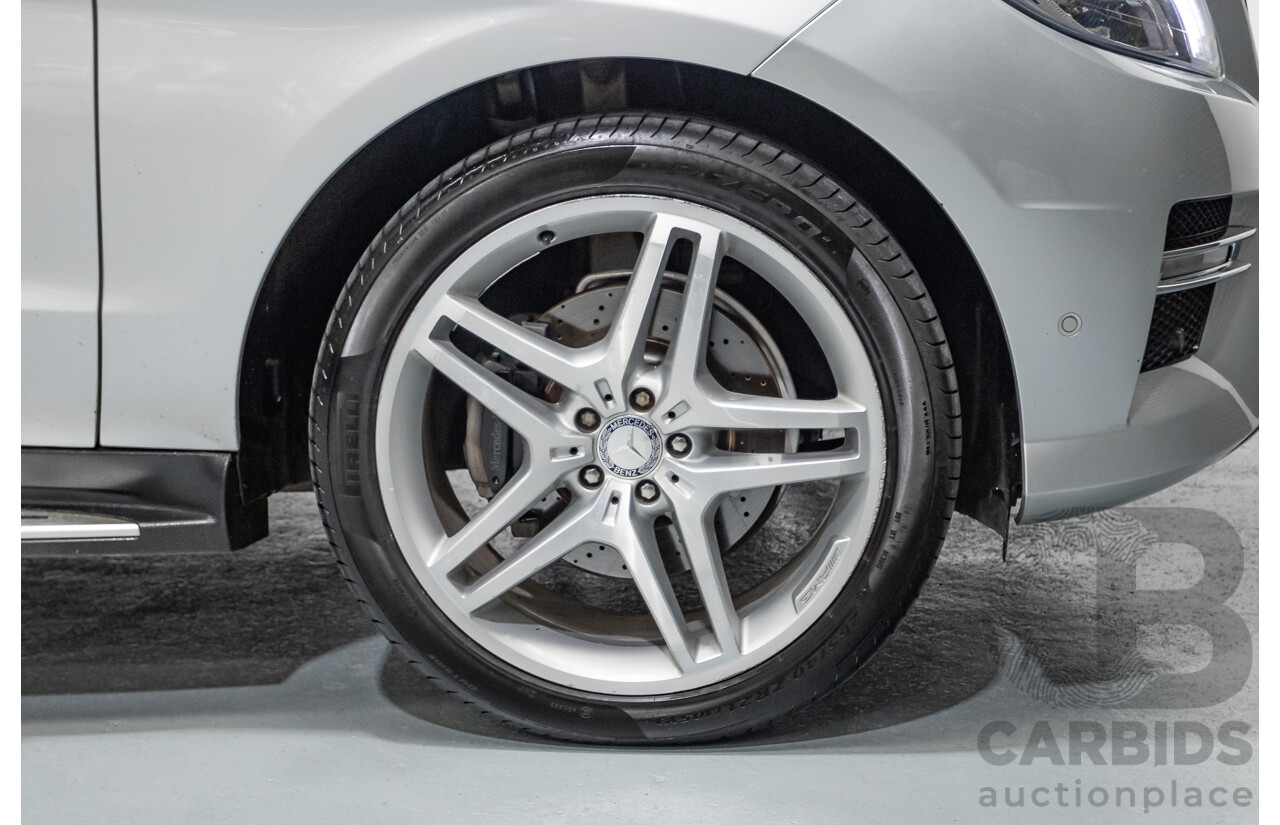9/2015 Mercedes-Benz ML 350 CDI Bluetec (AWD) 166 MY15 4D Wagon Iridium Silver Metallic Turbo Diesel 3.0L