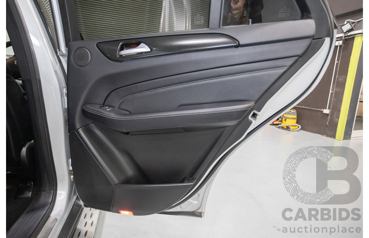 9/2015 Mercedes-Benz ML 350 CDI Bluetec (AWD) 166 MY15 4D Wagon Iridium Silver Metallic Turbo Diesel 3.0L