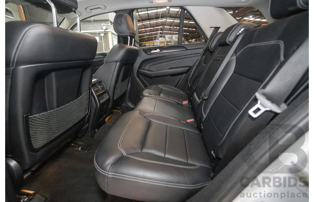 9/2015 Mercedes-Benz ML 350 CDI Bluetec (AWD) 166 MY15 4D Wagon Iridium Silver Metallic Turbo Diesel 3.0L