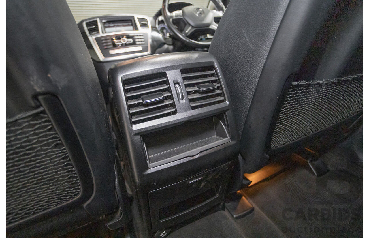 9/2015 Mercedes-Benz ML 350 CDI Bluetec (AWD) 166 MY15 4D Wagon Iridium Silver Metallic Turbo Diesel 3.0L