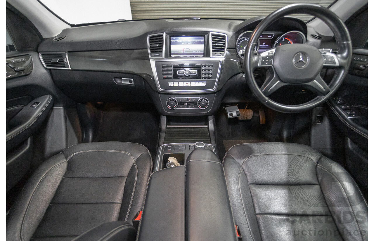 9/2015 Mercedes-Benz ML 350 CDI Bluetec (AWD) 166 MY15 4D Wagon Iridium Silver Metallic Turbo Diesel 3.0L