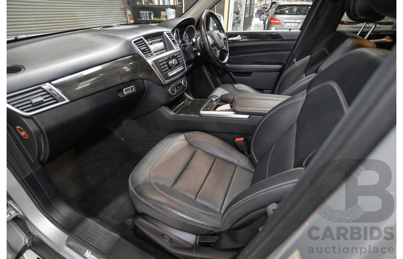 9/2015 Mercedes-Benz ML 350 CDI Bluetec (AWD) 166 MY15 4D Wagon Iridium Silver Metallic Turbo Diesel 3.0L