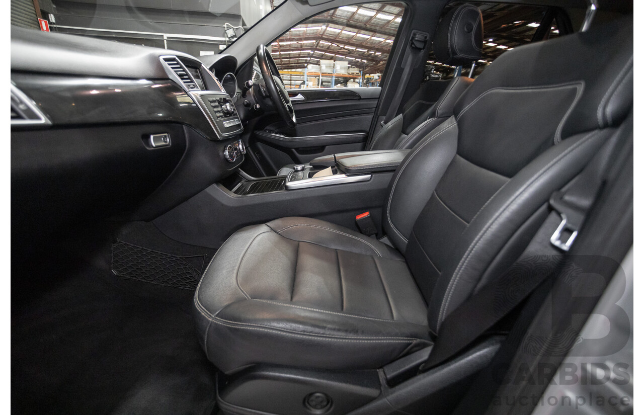 9/2015 Mercedes-Benz ML 350 CDI Bluetec (AWD) 166 MY15 4D Wagon Iridium Silver Metallic Turbo Diesel 3.0L
