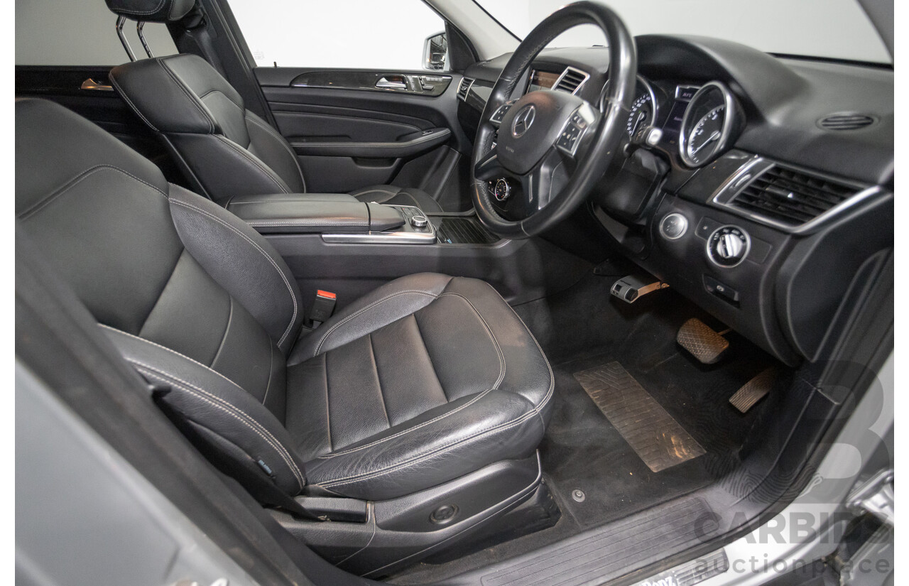 9/2015 Mercedes-Benz ML 350 CDI Bluetec (AWD) 166 MY15 4D Wagon Iridium Silver Metallic Turbo Diesel 3.0L