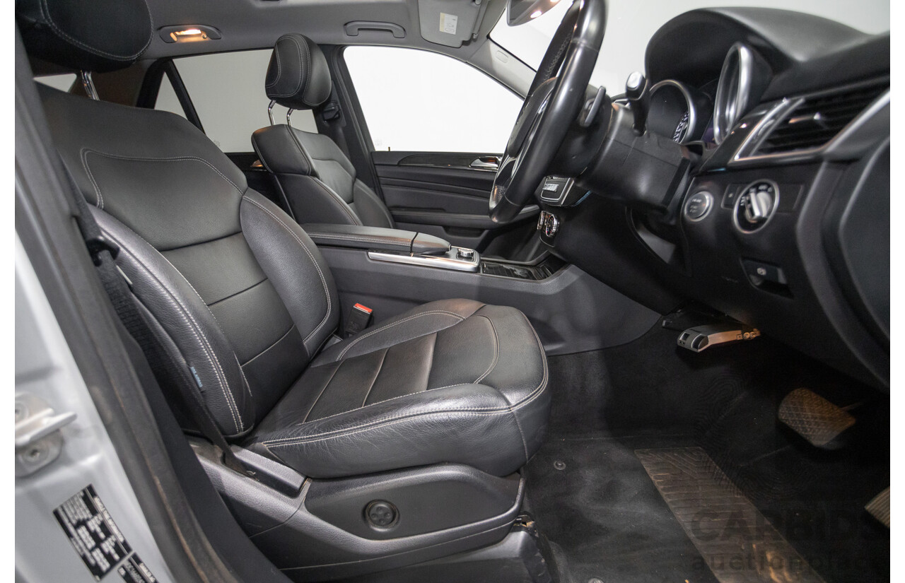 9/2015 Mercedes-Benz ML 350 CDI Bluetec (AWD) 166 MY15 4D Wagon Iridium Silver Metallic Turbo Diesel 3.0L