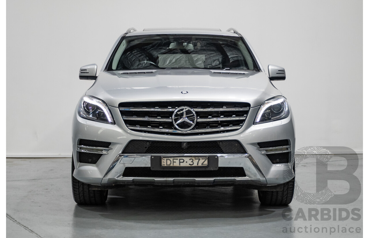 9/2015 Mercedes-Benz ML 350 CDI Bluetec (AWD) 166 MY15 4D Wagon Iridium Silver Metallic Turbo Diesel 3.0L