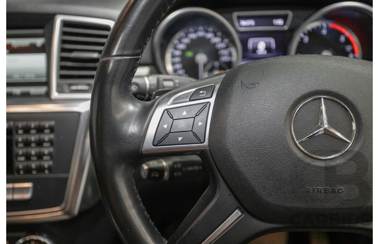 9/2015 Mercedes-Benz ML 350 CDI Bluetec (AWD) 166 MY15 4D Wagon Iridium Silver Metallic Turbo Diesel 3.0L