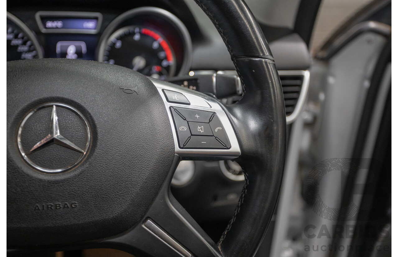 9/2015 Mercedes-Benz ML 350 CDI Bluetec (AWD) 166 MY15 4D Wagon Iridium Silver Metallic Turbo Diesel 3.0L