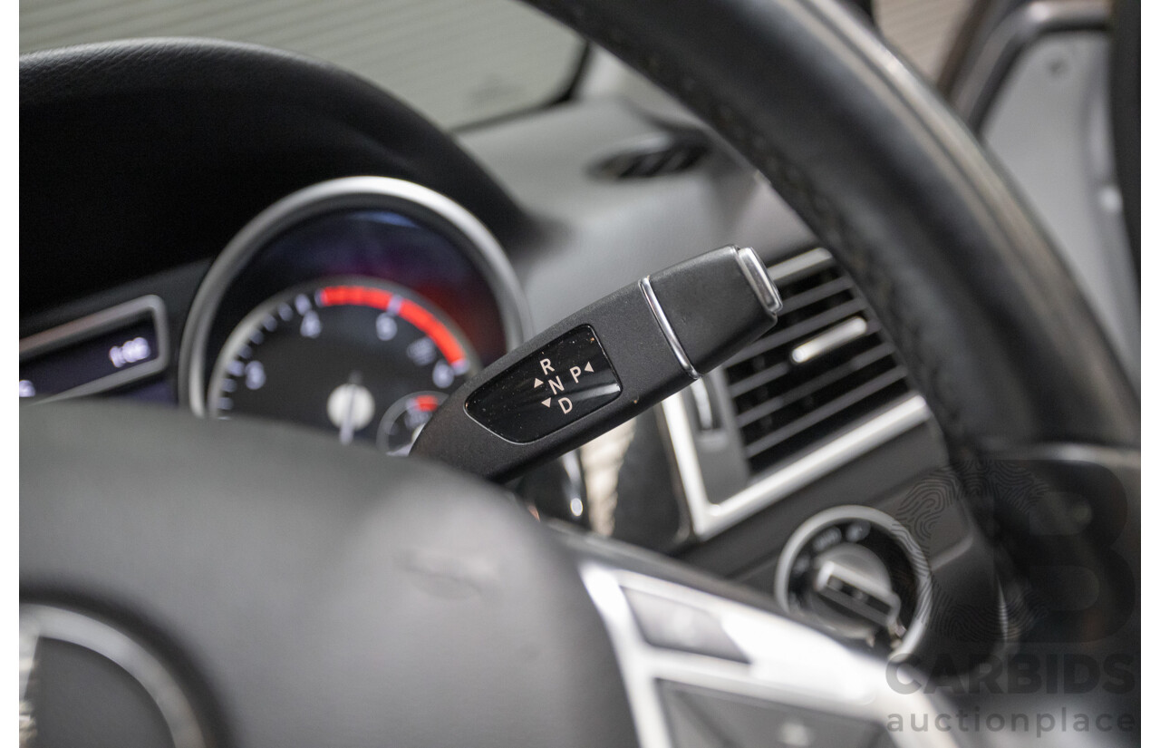 9/2015 Mercedes-Benz ML 350 CDI Bluetec (AWD) 166 MY15 4D Wagon Iridium Silver Metallic Turbo Diesel 3.0L