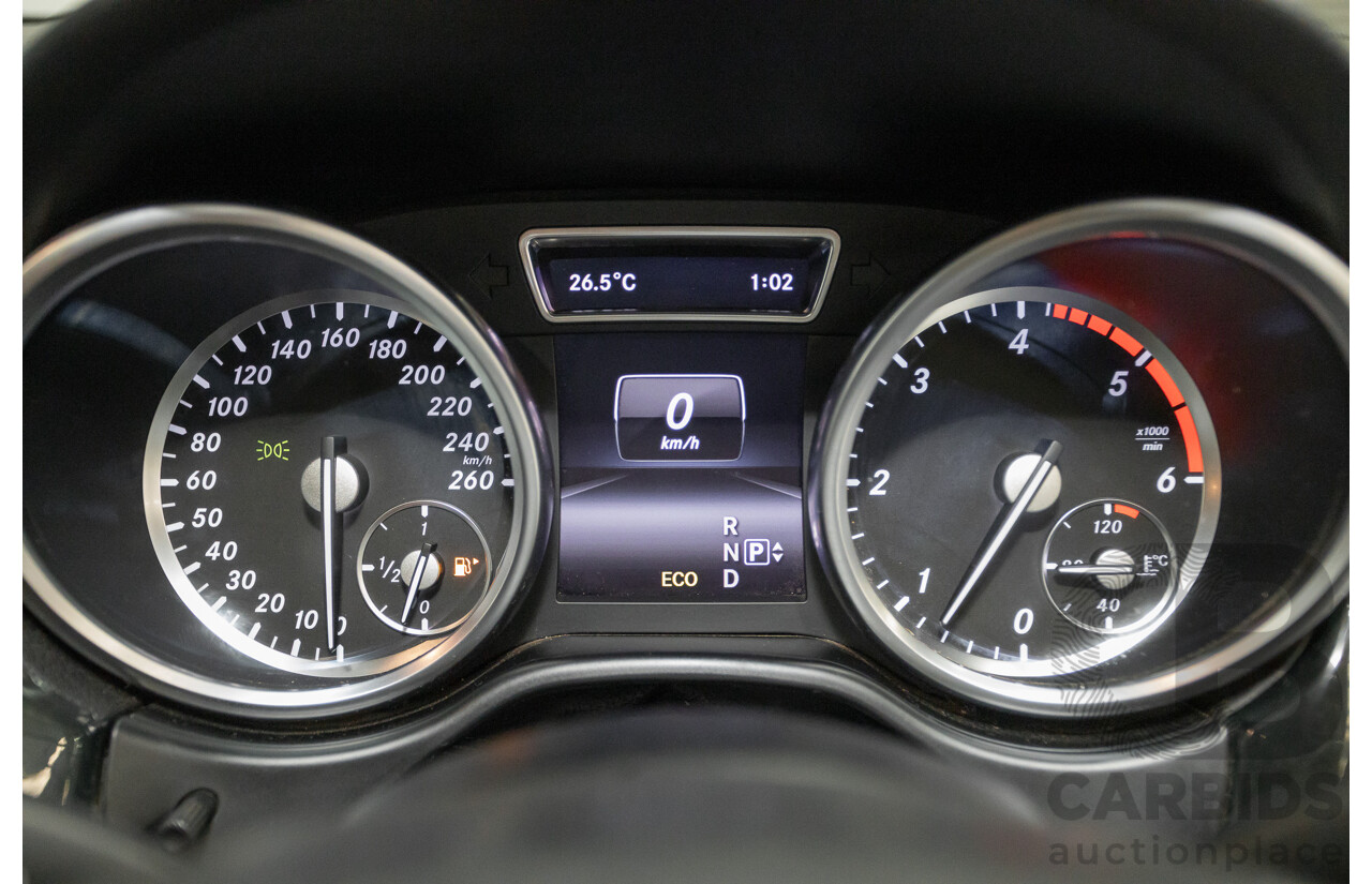 9/2015 Mercedes-Benz ML 350 CDI Bluetec (AWD) 166 MY15 4D Wagon Iridium Silver Metallic Turbo Diesel 3.0L