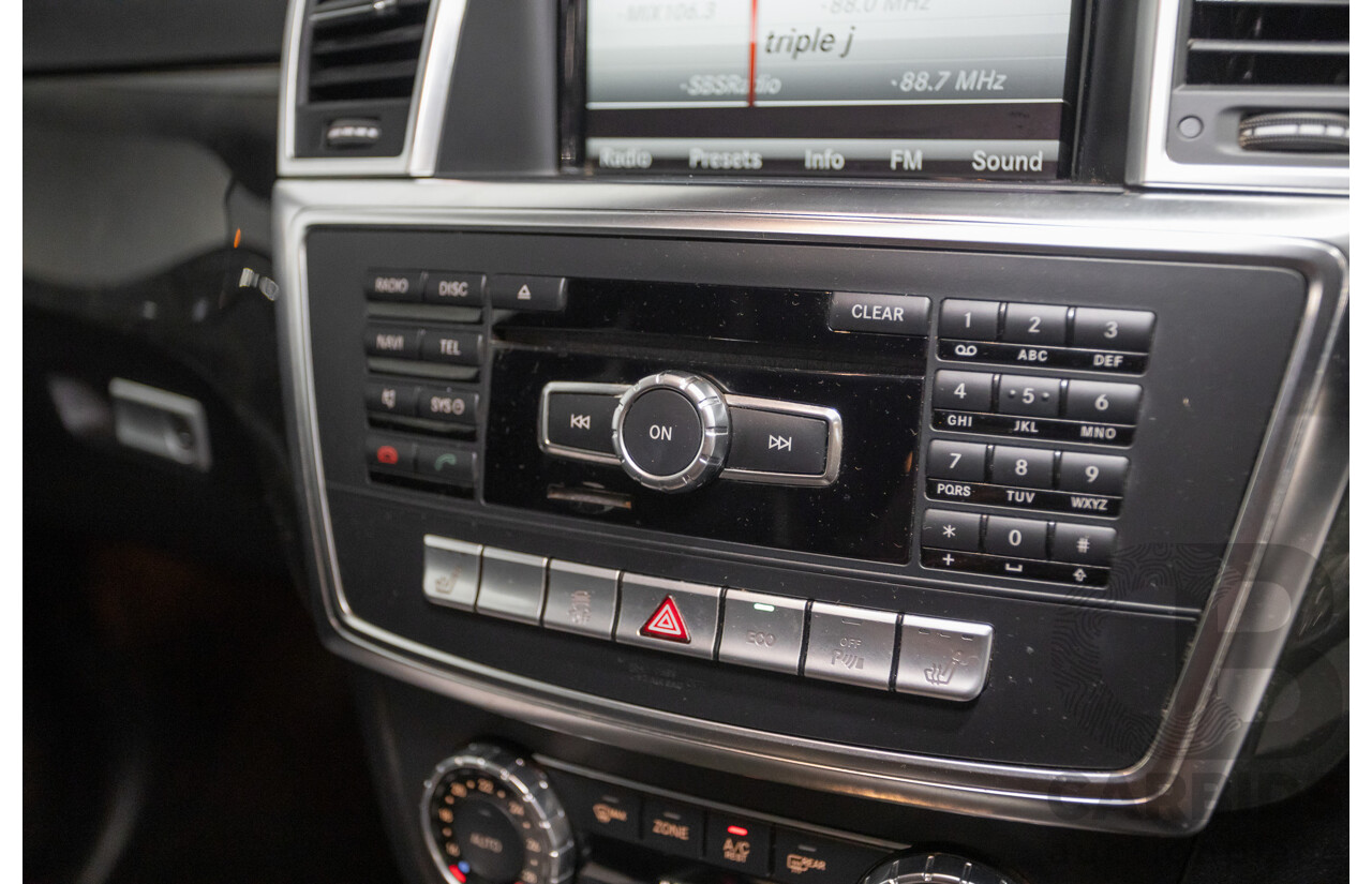 9/2015 Mercedes-Benz ML 350 CDI Bluetec (AWD) 166 MY15 4D Wagon Iridium Silver Metallic Turbo Diesel 3.0L