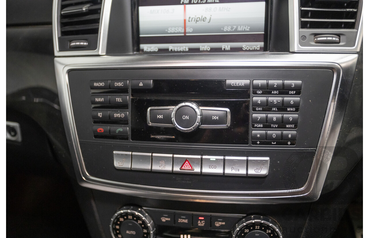 9/2015 Mercedes-Benz ML 350 CDI Bluetec (AWD) 166 MY15 4D Wagon Iridium Silver Metallic Turbo Diesel 3.0L