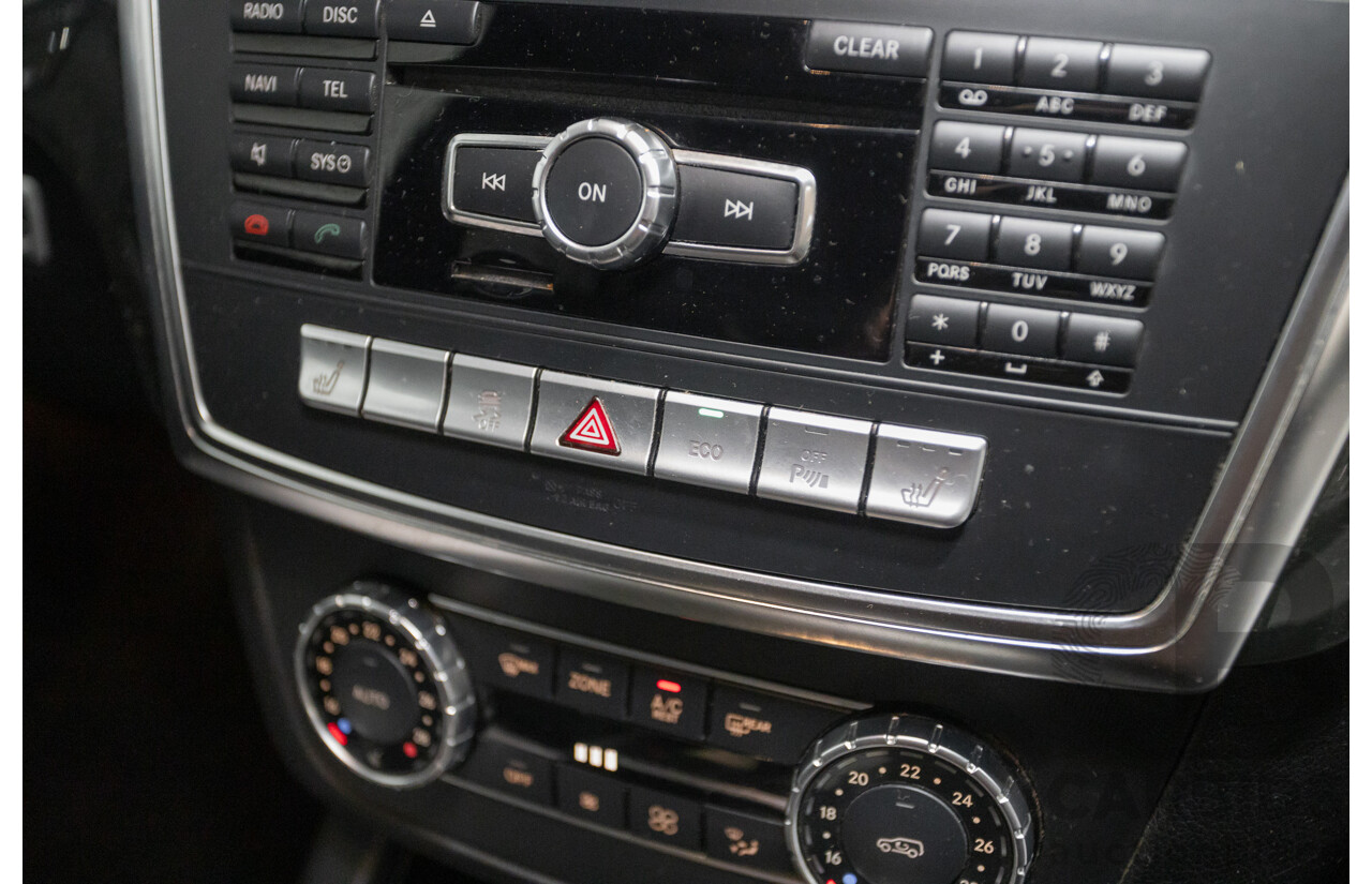 9/2015 Mercedes-Benz ML 350 CDI Bluetec (AWD) 166 MY15 4D Wagon Iridium Silver Metallic Turbo Diesel 3.0L