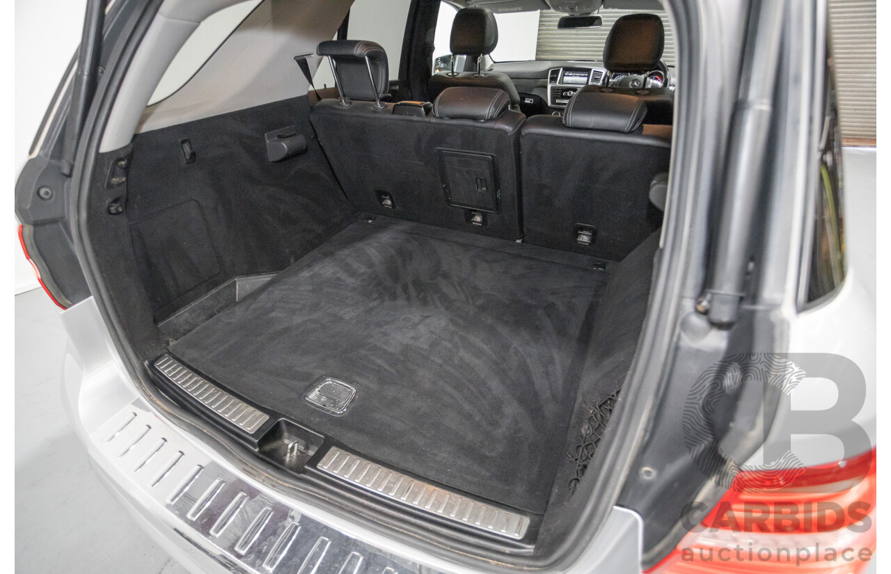 9/2015 Mercedes-Benz ML 350 CDI Bluetec (AWD) 166 MY15 4D Wagon Iridium Silver Metallic Turbo Diesel 3.0L