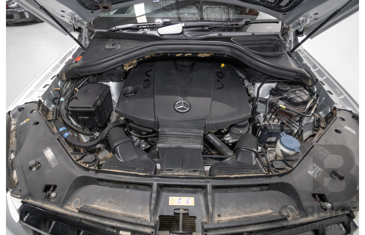 9/2015 Mercedes-Benz ML 350 CDI Bluetec (AWD) 166 MY15 4D Wagon Iridium Silver Metallic Turbo Diesel 3.0L