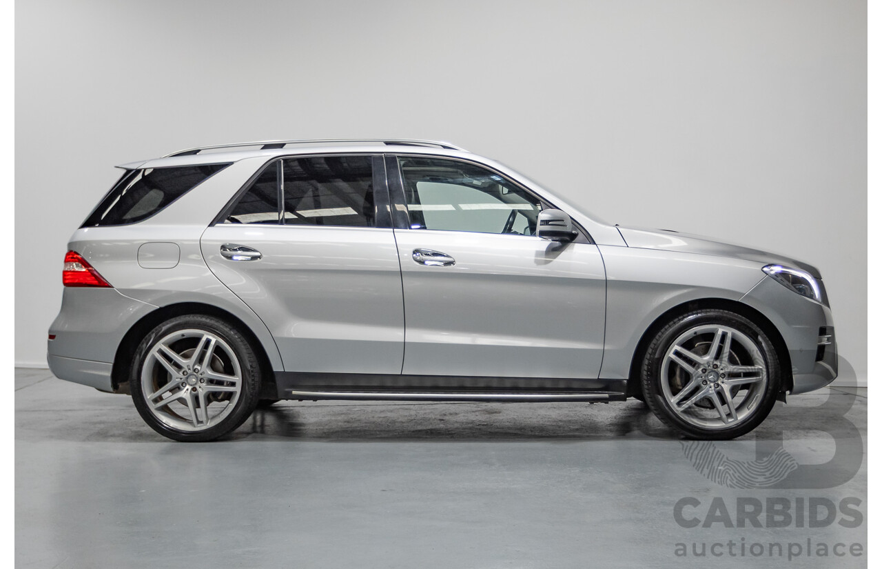9/2015 Mercedes-Benz ML 350 CDI Bluetec (AWD) 166 MY15 4D Wagon Iridium Silver Metallic Turbo Diesel 3.0L