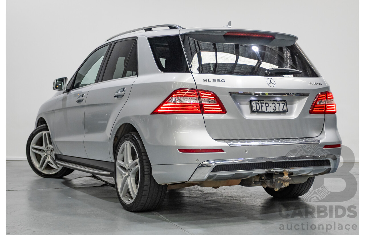 9/2015 Mercedes-Benz ML 350 CDI Bluetec (AWD) 166 MY15 4D Wagon Iridium Silver Metallic Turbo Diesel 3.0L