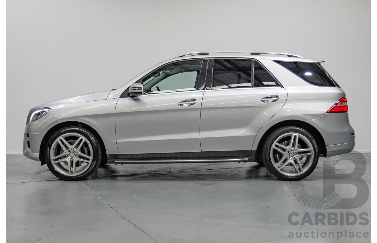 9/2015 Mercedes-Benz ML 350 CDI Bluetec (AWD) 166 MY15 4D Wagon Iridium Silver Metallic Turbo Diesel 3.0L