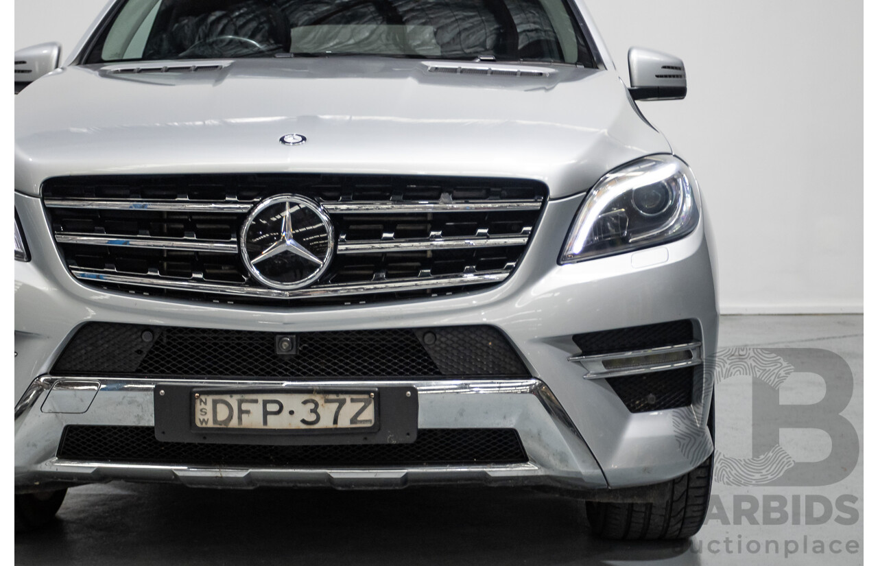 9/2015 Mercedes-Benz ML 350 CDI Bluetec (AWD) 166 MY15 4D Wagon Iridium Silver Metallic Turbo Diesel 3.0L