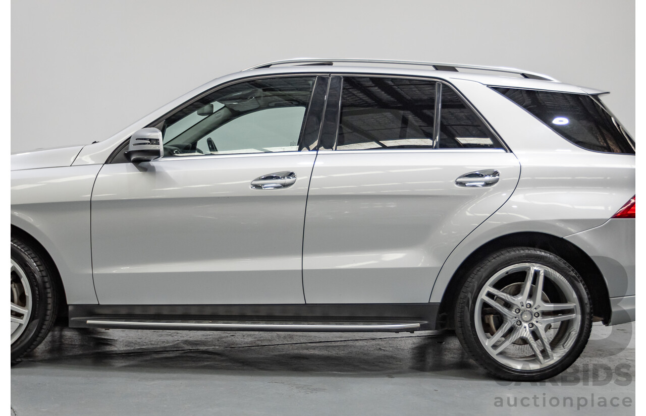 9/2015 Mercedes-Benz ML 350 CDI Bluetec (AWD) 166 MY15 4D Wagon Iridium Silver Metallic Turbo Diesel 3.0L