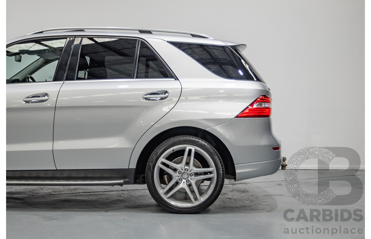 9/2015 Mercedes-Benz ML 350 CDI Bluetec (AWD) 166 MY15 4D Wagon Iridium Silver Metallic Turbo Diesel 3.0L
