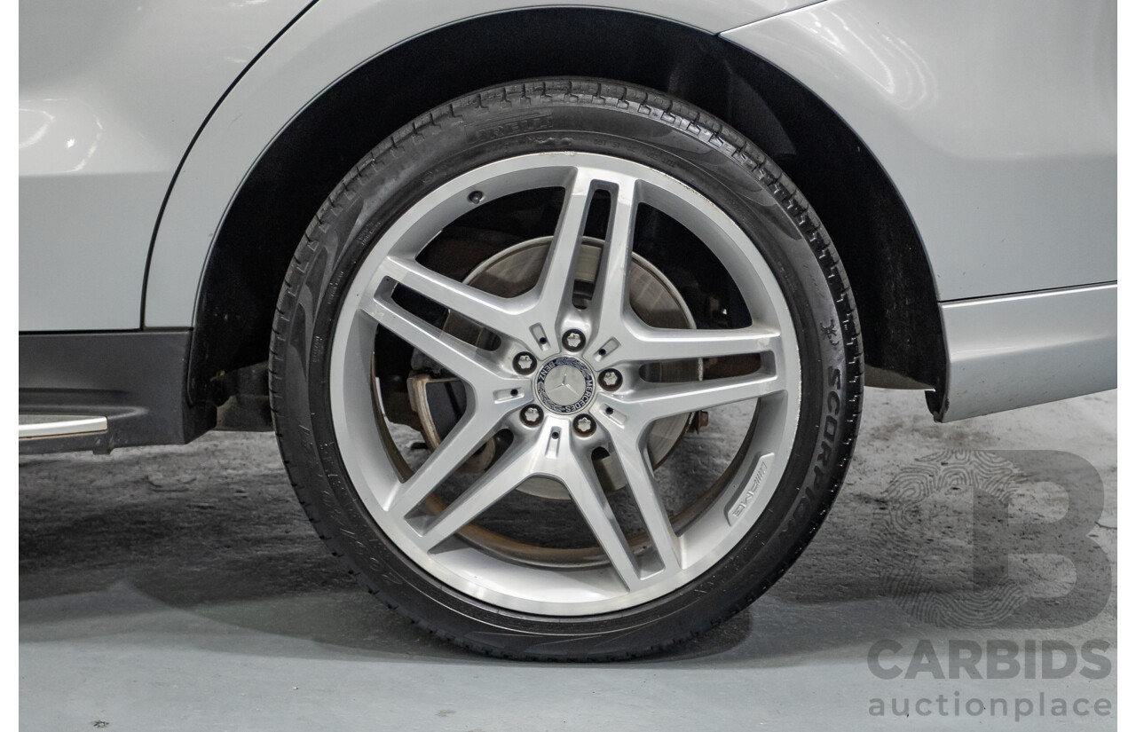 9/2015 Mercedes-Benz ML 350 CDI Bluetec (AWD) 166 MY15 4D Wagon Iridium Silver Metallic Turbo Diesel 3.0L