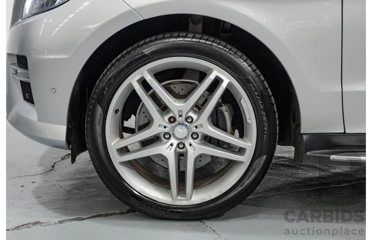 9/2015 Mercedes-Benz ML 350 CDI Bluetec (AWD) 166 MY15 4D Wagon Iridium Silver Metallic Turbo Diesel 3.0L