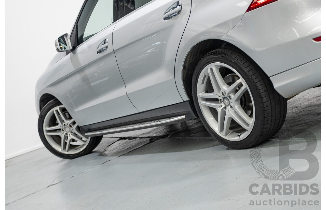 9/2015 Mercedes-Benz ML 350 CDI Bluetec (AWD) 166 MY15 4D Wagon Iridium Silver Metallic Turbo Diesel 3.0L