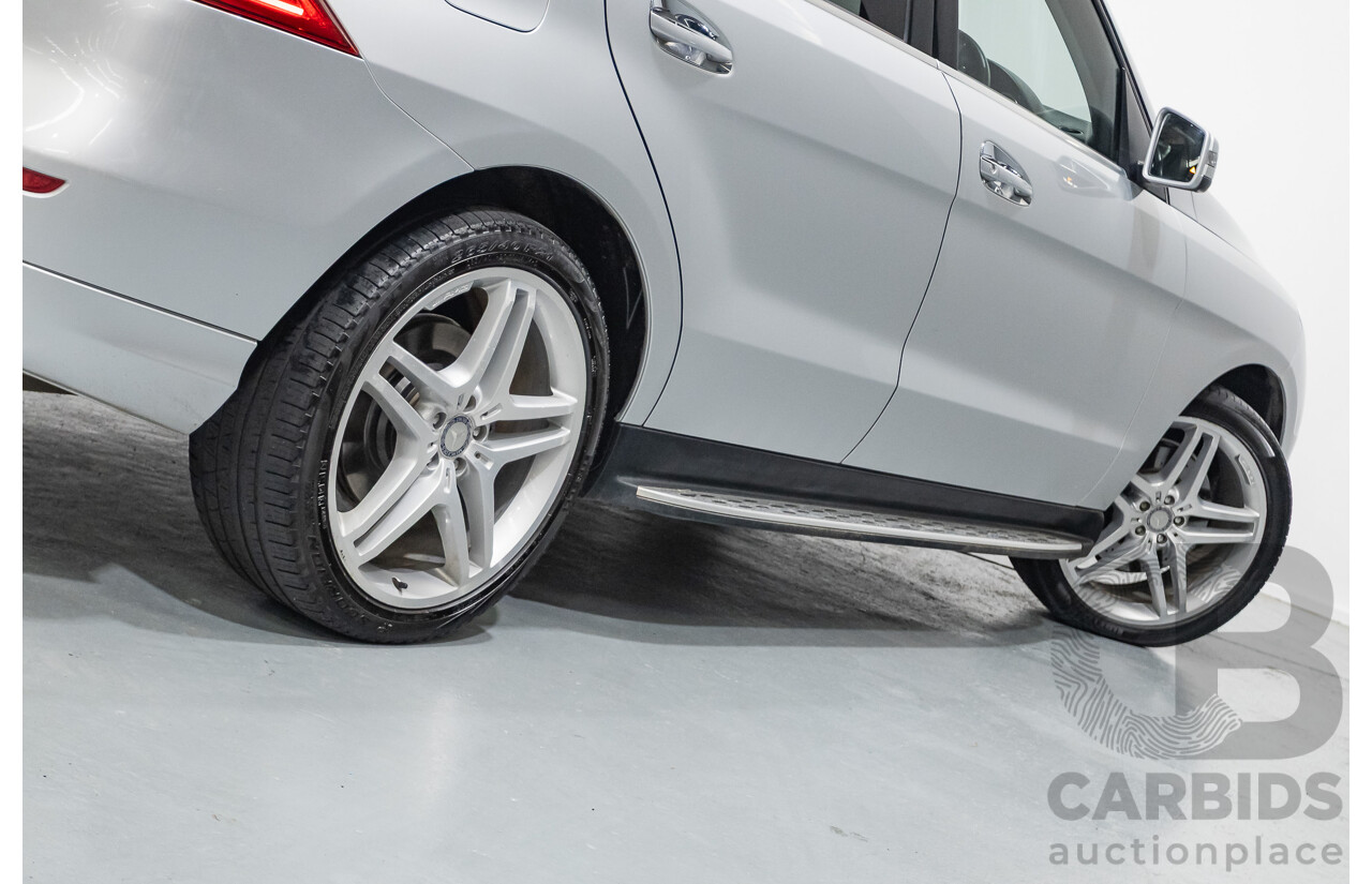 9/2015 Mercedes-Benz ML 350 CDI Bluetec (AWD) 166 MY15 4D Wagon Iridium Silver Metallic Turbo Diesel 3.0L