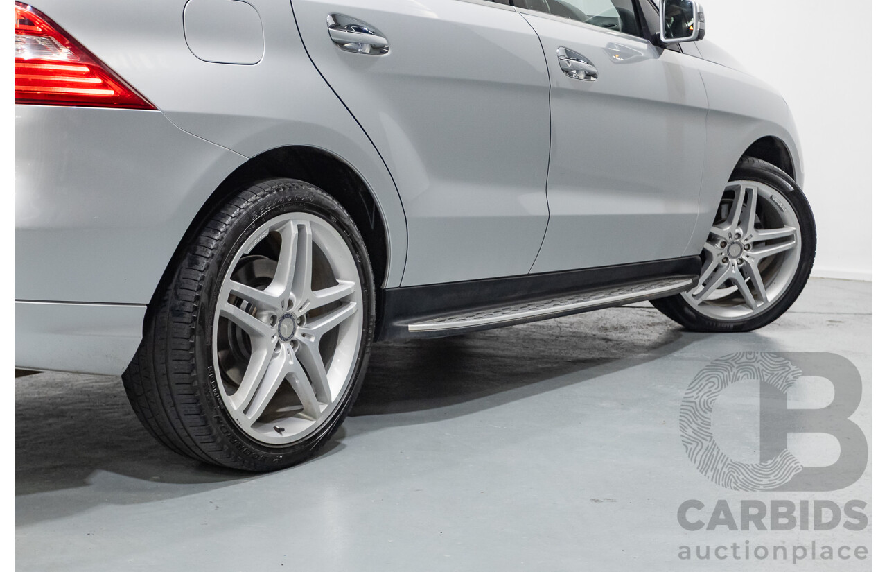 9/2015 Mercedes-Benz ML 350 CDI Bluetec (AWD) 166 MY15 4D Wagon Iridium Silver Metallic Turbo Diesel 3.0L