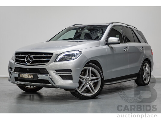 9/2015 Mercedes-Benz ML 350 CDI Bluetec (AWD) 166 MY15 4D Wagon Iridium Silver Metallic Turbo Diesel 3.0L