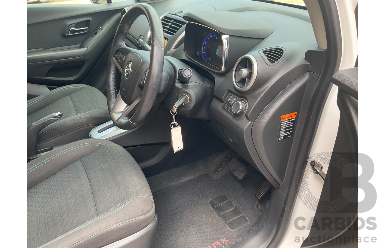 6/2014 Holden Trax LS TJ 4d Wagon Summit White 1.8L