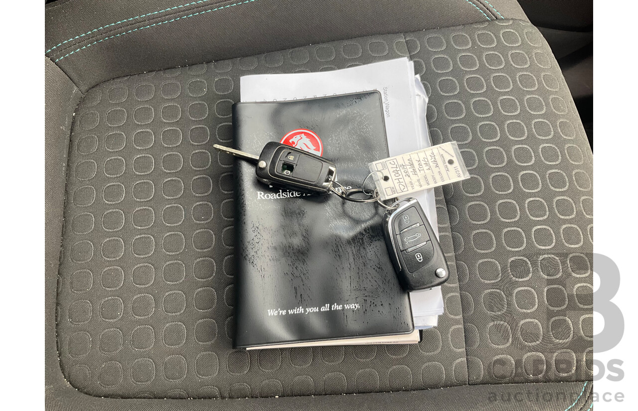 6/2014 Holden Trax LS TJ 4d Wagon Summit White 1.8L