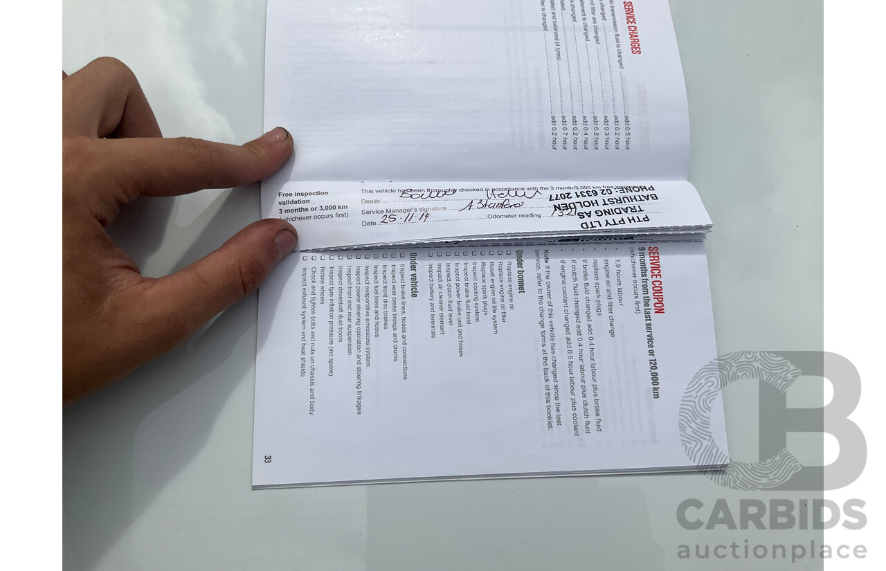 6/2014 Holden Trax LS TJ 4d Wagon Summit White 1.8L