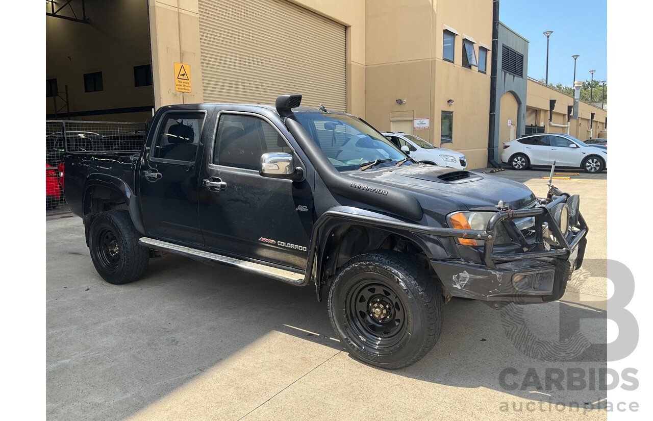 5/2010 Holden Colorado LT-R (4x4) RC MY10 Crew Cab P/Up Black Turbo Diesel 3.0L