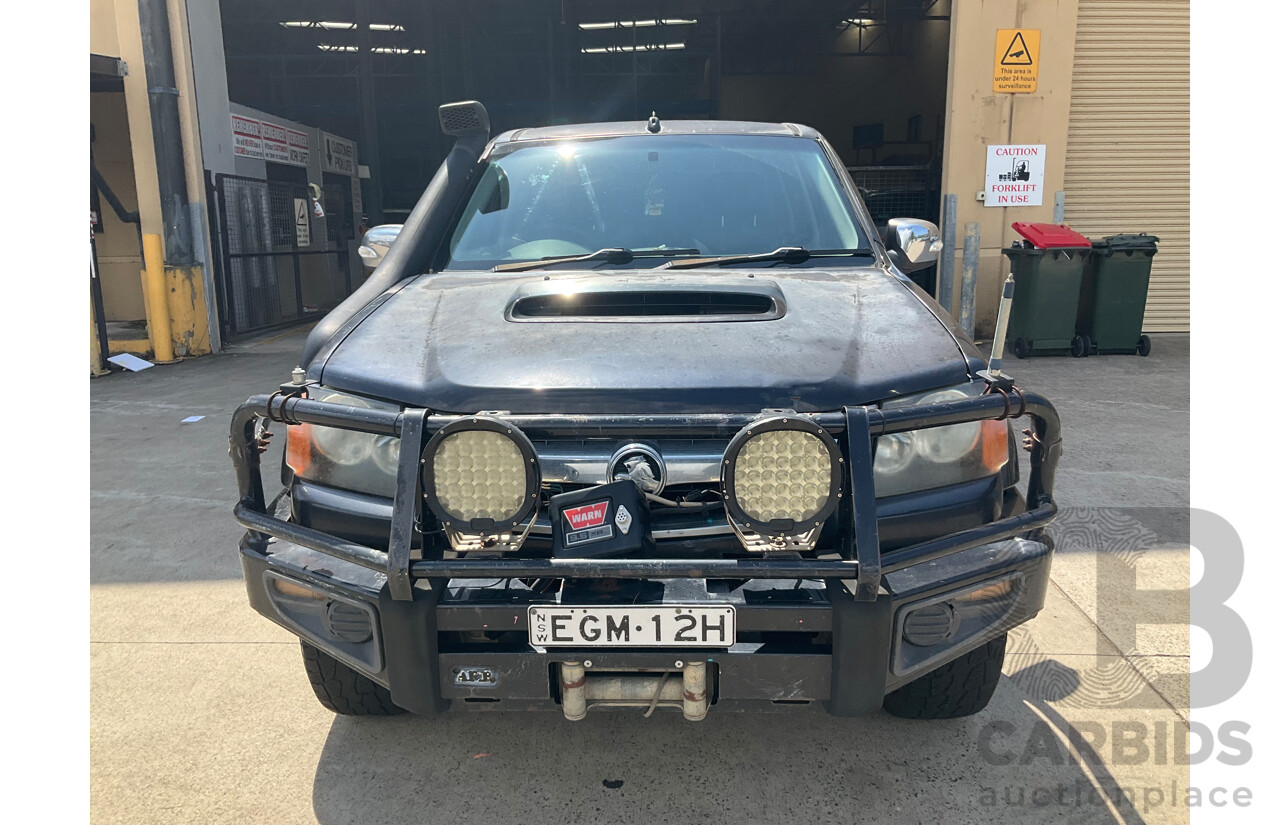 5/2010 Holden Colorado LT-R (4x4) RC MY10 Crew Cab P/Up Black Turbo Diesel 3.0L