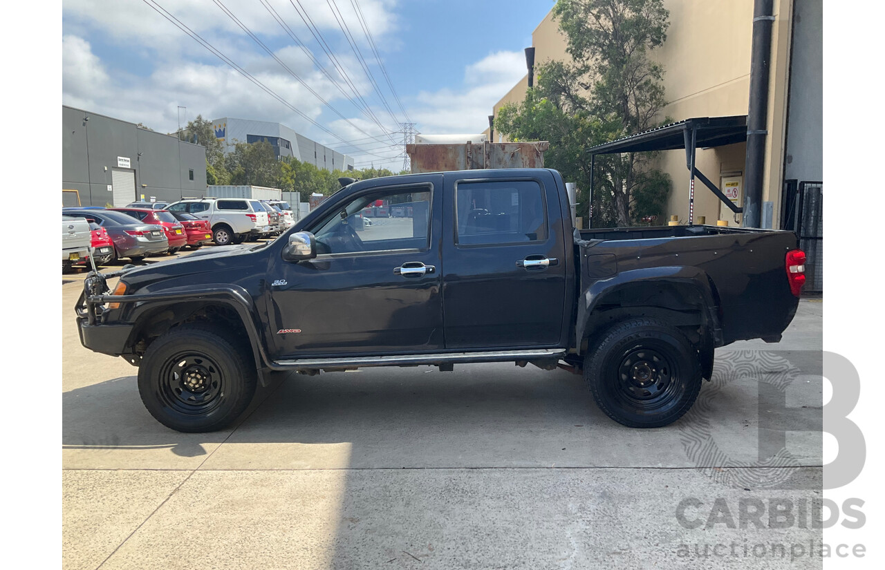5/2010 Holden Colorado LT-R (4x4) RC MY10 Crew Cab P/Up Black Turbo Diesel 3.0L