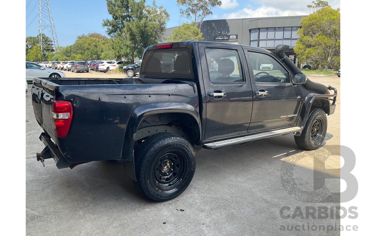 5/2010 Holden Colorado LT-R (4x4) RC MY10 Crew Cab P/Up Black Turbo Diesel 3.0L