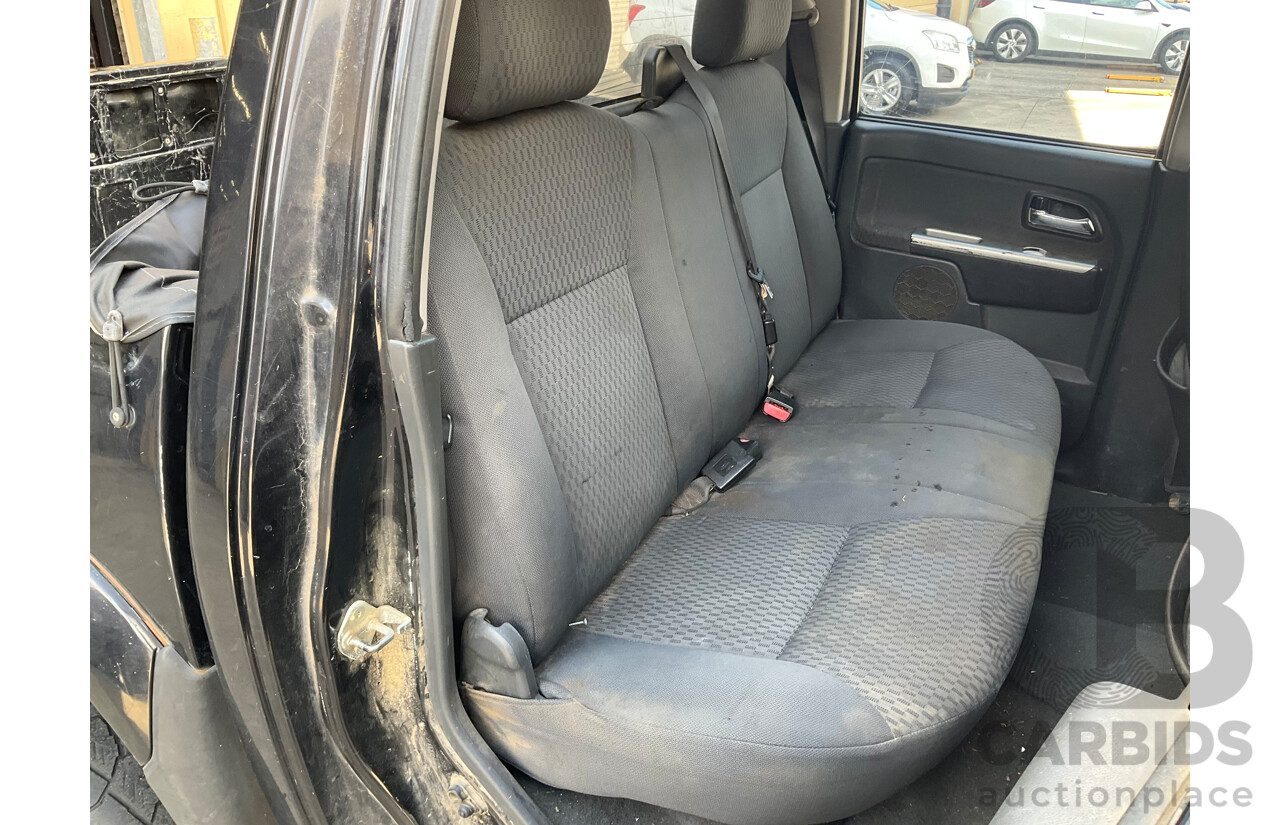 5/2010 Holden Colorado LT-R (4x4) RC MY10 Crew Cab P/Up Black Turbo Diesel 3.0L