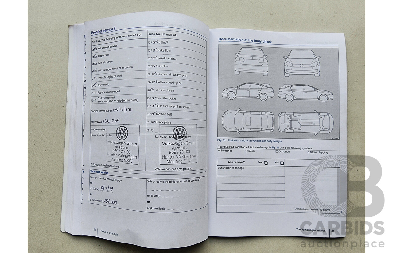1/2014 Volkswagen Polo Trendline 6R MY14 5d Hatchback White 1.4L