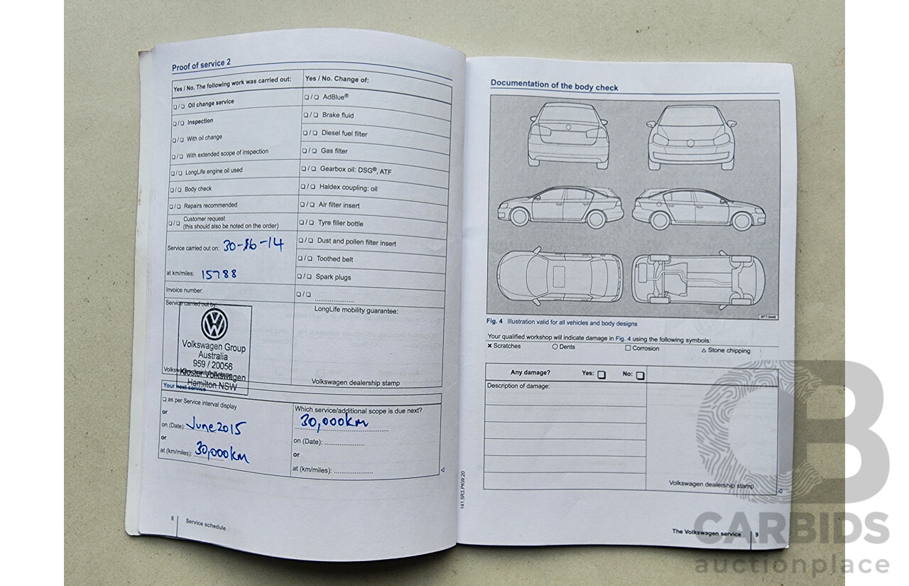 1/2014 Volkswagen Polo Trendline 6R MY14 5d Hatchback White 1.4L