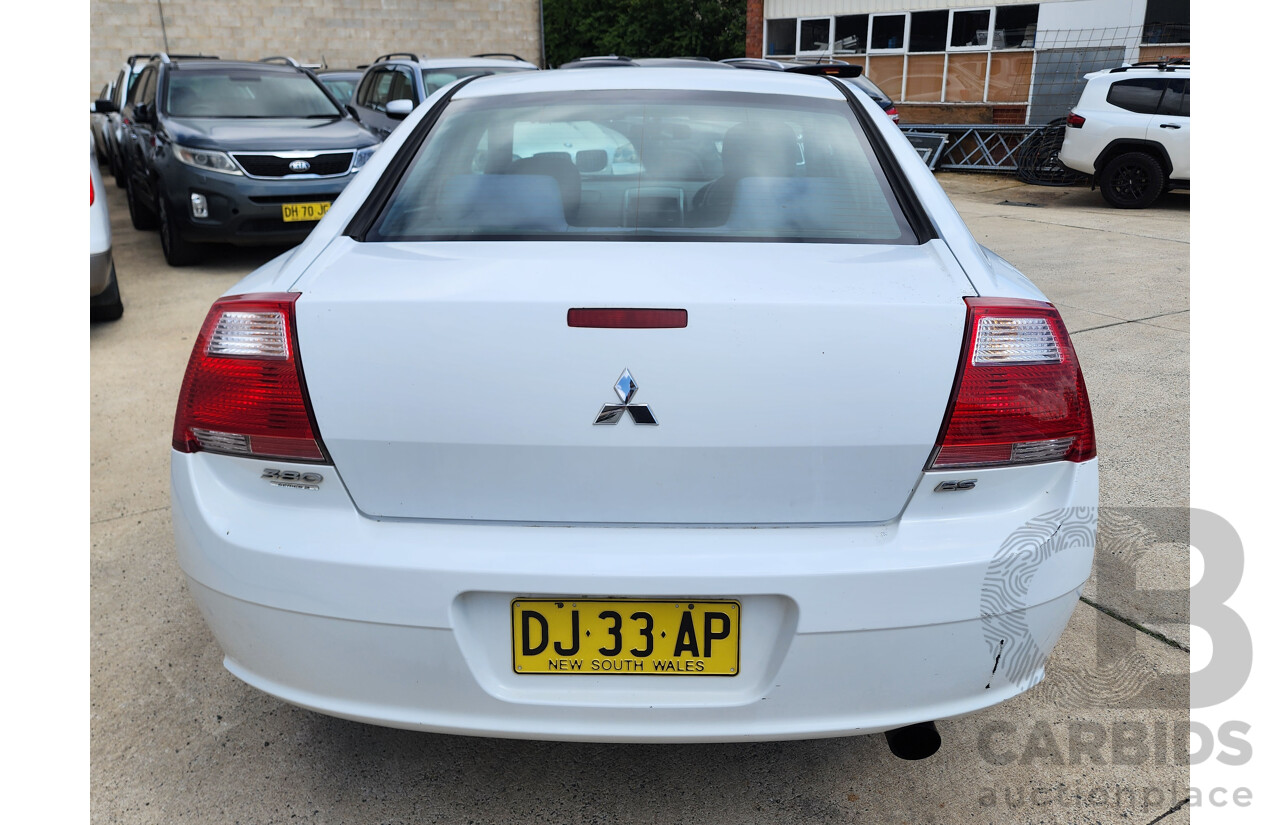 1/2007 Mitsubishi 380 ES DB SERIES II 4d Sedan White 3.8L