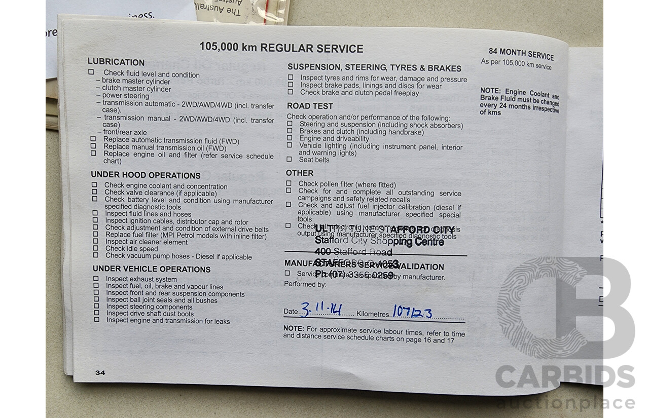 1/2007 Mitsubishi 380 ES DB SERIES II 4d Sedan White 3.8L