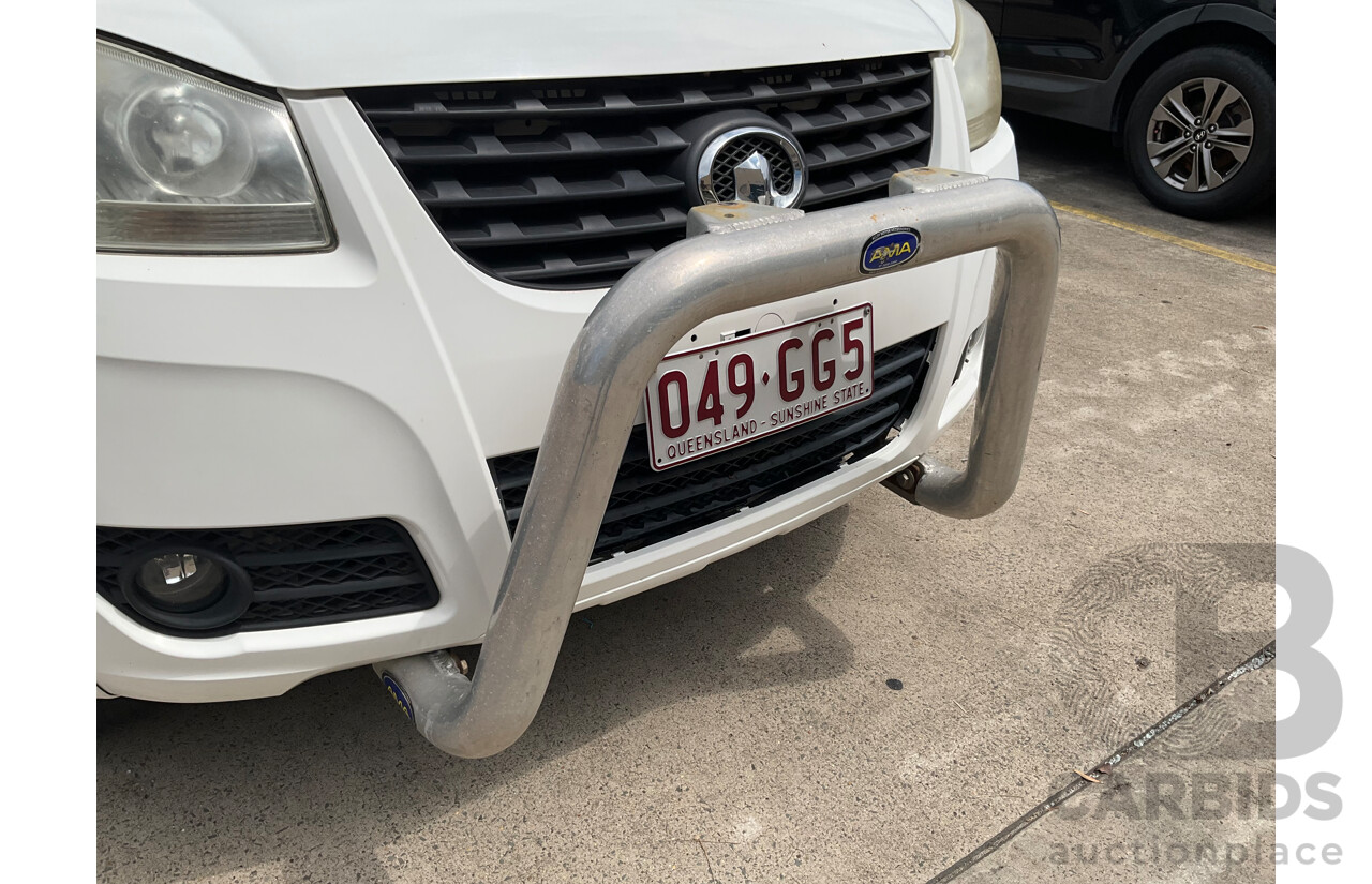 12/2011 Great Wall V240 (4x2) K2 C/Chas Solid White 2.4L