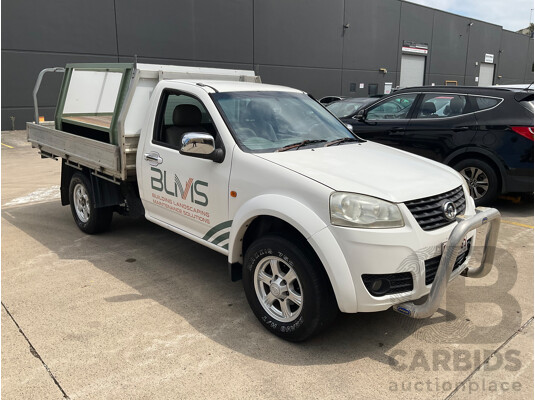 12/2011 Great Wall V240 (4x2) K2 C/Chas Solid White 2.4L