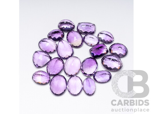 200cts of Natural Amethyst Parcel – Bulk Gemstone Lot