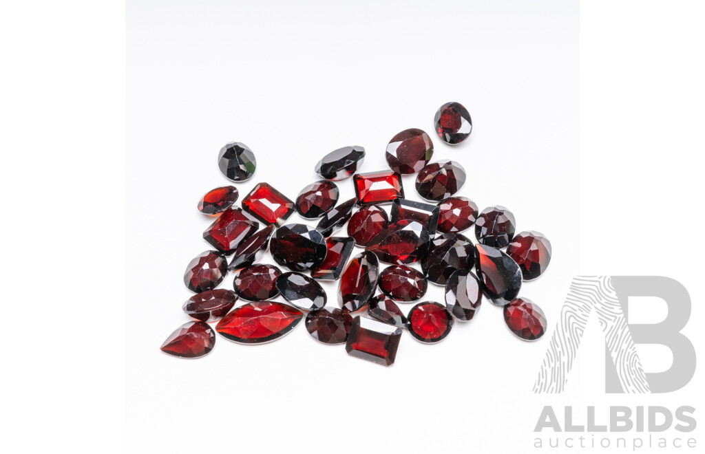 100cts Natural Garnet Parcel – Bulk Gemstone Lot
