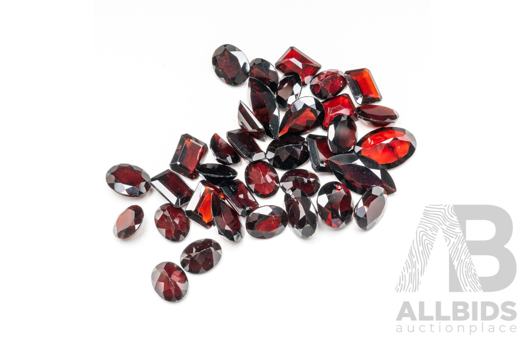 100 Carat Natural Garnet Parcel – Bulk Gemstone Lot